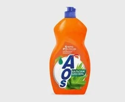 Ср-во д/посуды Aos 1300мл Бальзам Алоэ Вера (9/450)
