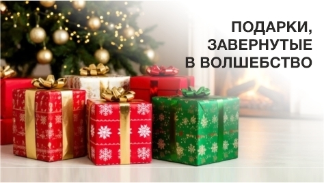Подарки, завернутые в волшебство Подарки, завернутые в волшебство