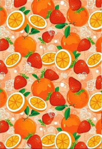 Полотенце кухонное "Flavor - Апельсин" 40*57 см, микрофибра 200 гр/м2