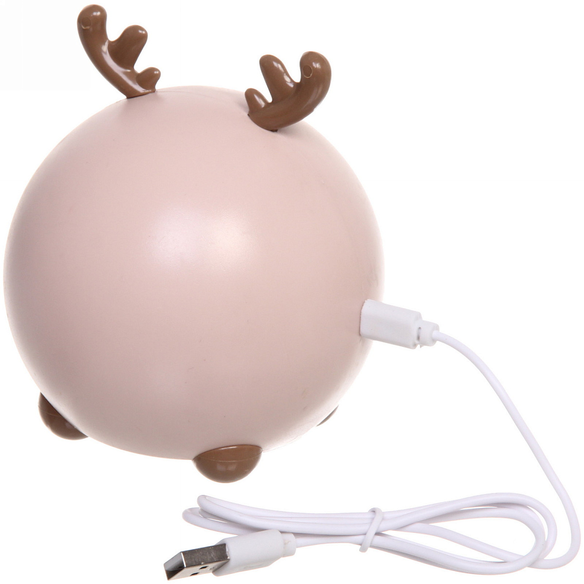 Светильник "Marmalade-Cute deer" LED цвет бежевый USB