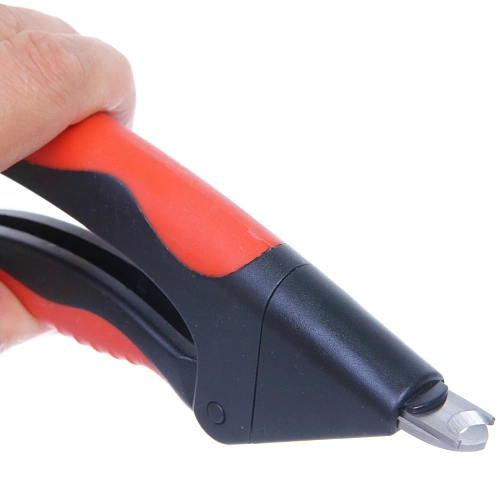 Когтерез - гильотина для животных ПРОФФ - МОЙ БРО, прорезиненная ручка, цвет красныйчерный, 816см _7