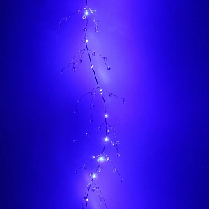 Гирлянда для дома на батарейках 1,5 м 18 ламп LED "Сверкающие хрусталики" (от 3хАА), Синий