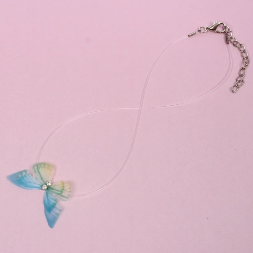 Подвеска на шею на леске "Butterfly", цвет микс, 2,5*2,5см