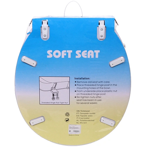 Сиденье для унитаза 36х41Мрамор_3