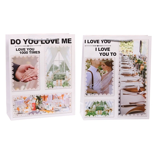 Пакет подарочный Сказочная любовь 263210 см, микс_4