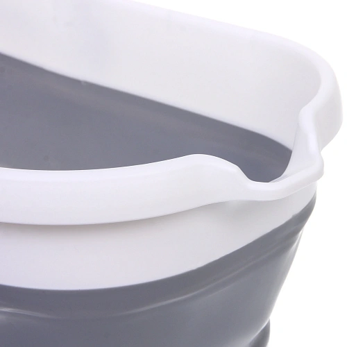 Ведро для уборки силиконовое, складное 15л_8