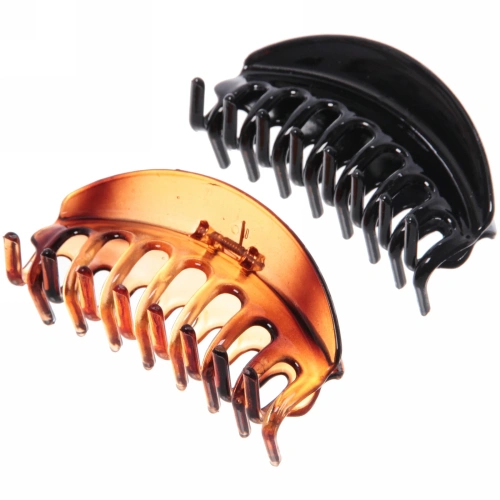 Заколка-краб для волос на блистере "Diana Collection - Vera", микс 2 цвета, 10см 