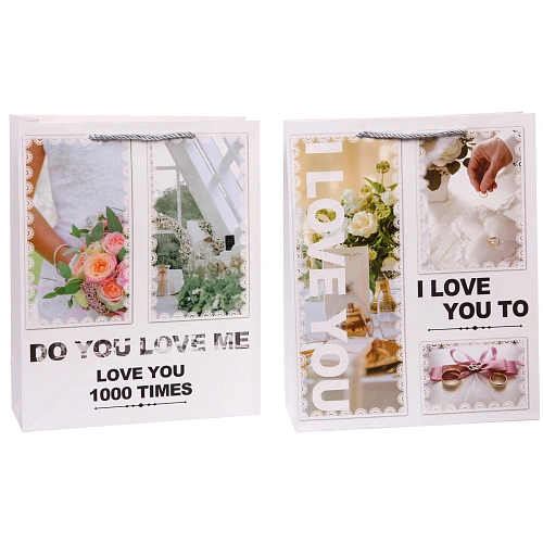 Пакет подарочный Сказочная любовь 263210 см, микс_3