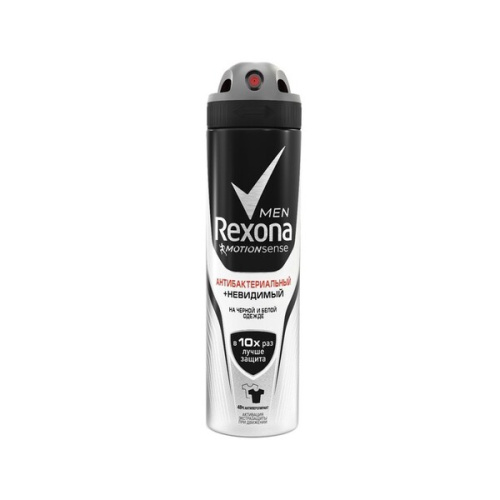 Дезодорант - аэрозоль мужской REXONA Невидимый на черном и белом 150мл
