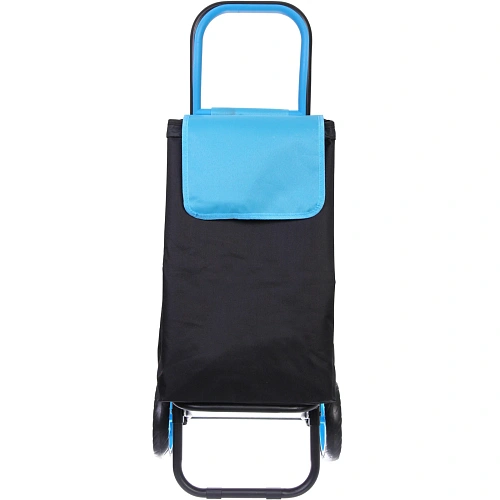 Тележка хозяйственная с сумкой (932538см, колеса 16см,грузоподъемность до 30 кг) синяя DC307_3