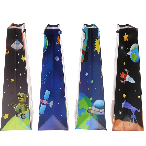 Пакет подарочный Весёлый космос 263210 см, микс_5