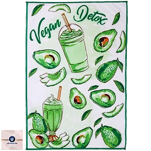 Полотенце кухонное "Summer - Смузи" 40*57 см, микрофибра 200 гр/м2