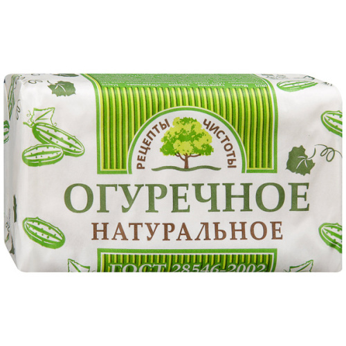 Мыло НМЖК 180г Рецепты чистоты Огуречное (3/36)