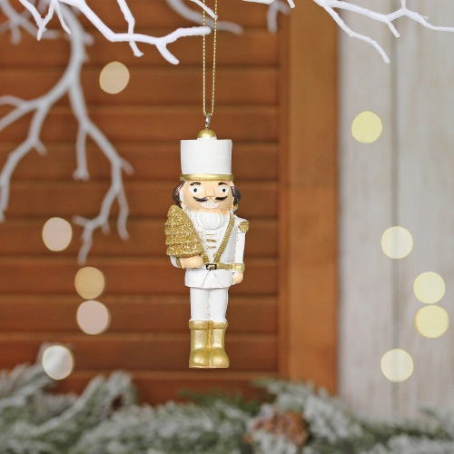 Ёлочная игрушка "Рождественский солдат" 10*3 см