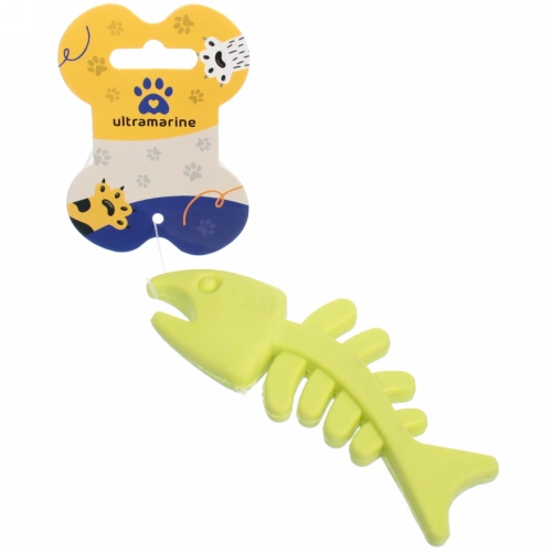 Игрушка для собаки "Bubble gum-Рыбка" 12,7см цвет зеленый Ultramarine