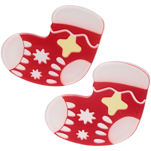 Аксессуары для волос детские 6шт БИСКВИТ, Новогодний носочек,146см_4