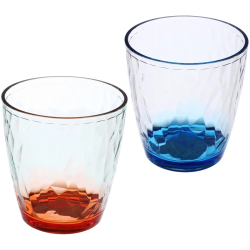 Стакан пластиковый 330мл "Диско", микс цветов