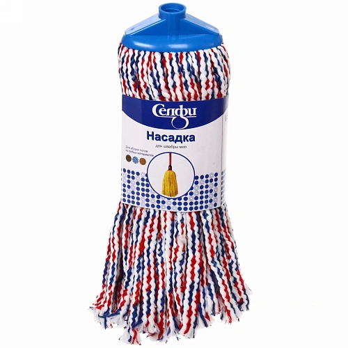 Насадка к швабре моп 200 гр плетеная Селфи_4