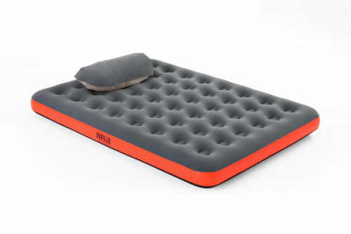 Матрас надувной Roll@Relax Airbed, 203*152*22 см + подушка Bestway (67703)