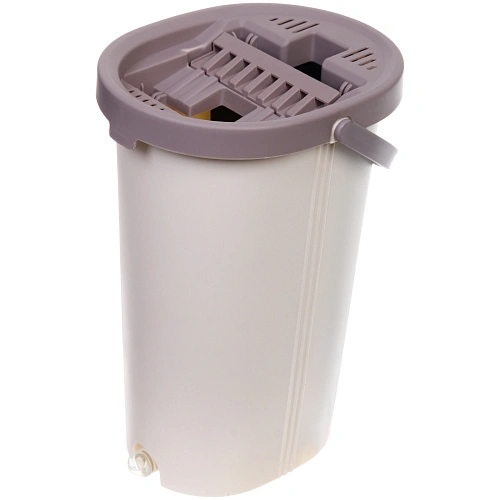 Набор для уборки Селфи Золушка (ведро с отжимом, швабра, две насадки) в цветной коробке ZY018_6