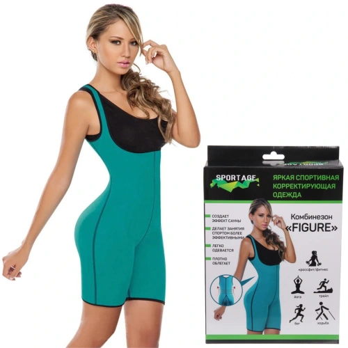 Комбинезон для похудения "Figure", размер M, Мятный