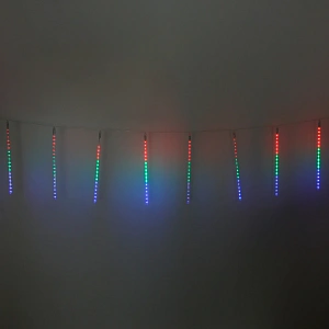 Гирлянда для улицы "Тающая сосулька" 3,0 м*50 см 288 лампы LED, IP-54, Мультицвет (8 трубок)