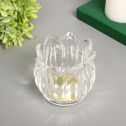 Подсвечник Кристалл 6,56,7 см, Белый_5