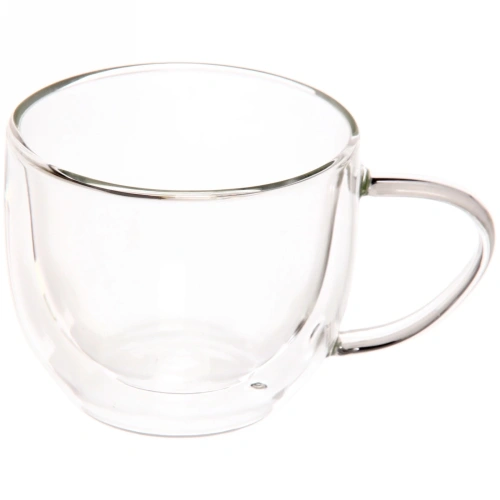 Кружка стеклянная с двойными стенками 230мл "Хай-Тек"LCWB1310