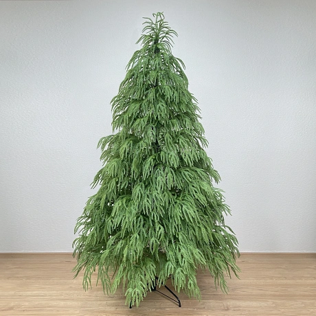 Ёлка 210 см "Хвойные лапки" резина  (672 ветки)