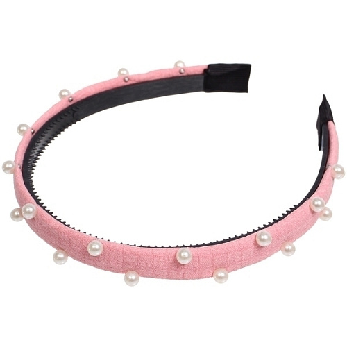 Ободок для волос МАРЦИПАН, лиама, ширина 1см, микс 6 цветов _3