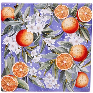 Подставка керамическая 16*16см "Апельсиновый рай"