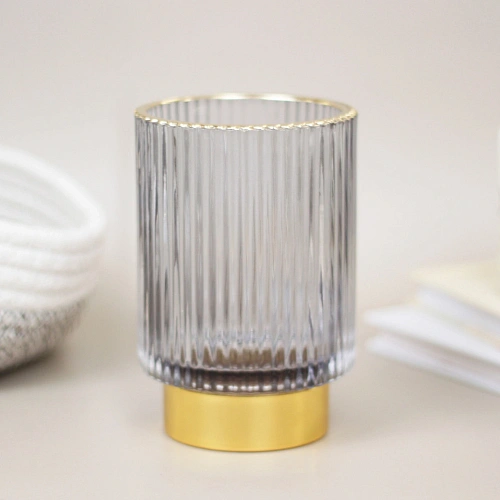 Подсвечник "Английский стиль" 8,5*12,5 см, Графит