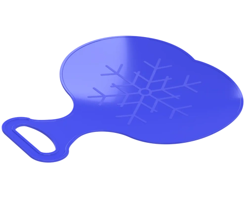 Санки-ледянки «Снежинка» 41х33.5 см, цвет МИКС