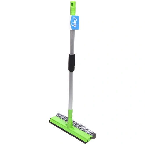 Окномойка Селфи для мытья стекол, телескопическая алюминиевая ручка 95см губка 25см 550_12