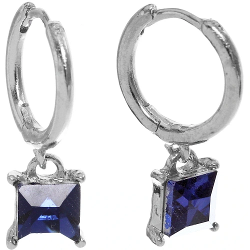 Серьги из гиппоалергенного сплава ЛАТТИ, монтана, цвет серебро и золото, 2,5см_7