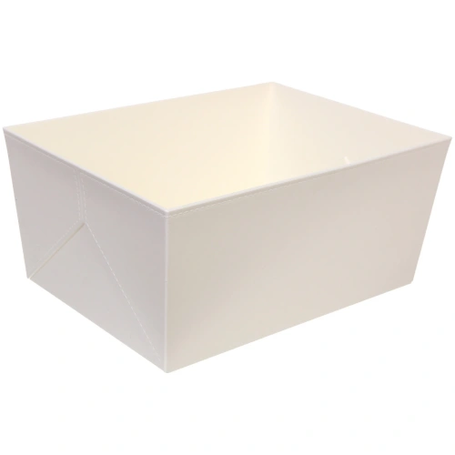 Корзина для хранения с эластичными стенками "ФОРЛИ", цвет белый, 34,5*25,5*16см (лейбл Селфи)