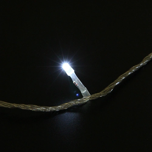 Гирлянда для дома  5,5м 50 ламп LED прозрачпров,8 реж, IP-20, Белый_23