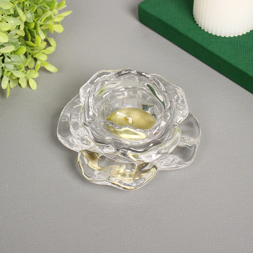 Подсвечник Изящный цветок 95 см, Белый_7