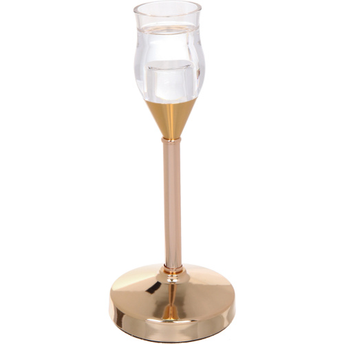 Подсвечник "GLASS" 3,3*9*22 см, Золото