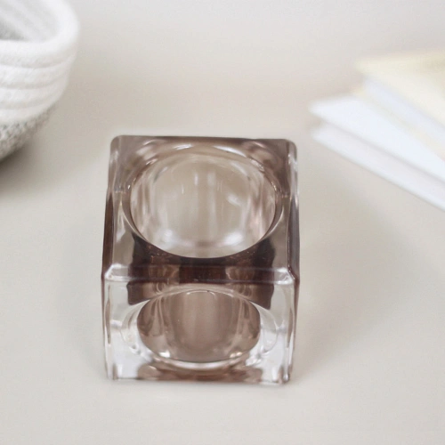 Подсвечник "ICE" 5*5 см, Шампань