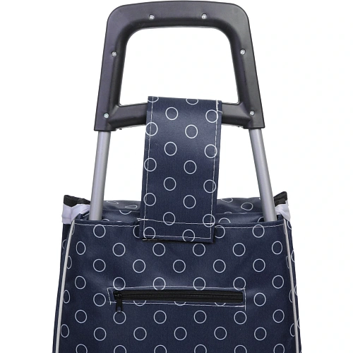 Тележка хозяйственная с сумкой (923327см, колеса 16см,грузоподъемность до 30 кг) синяя DC308AG2_7