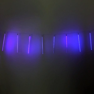 Гирлянда для улицы "Тающая сосулька" 3,0 м*50 см 288 лампы LED, IP-54, Синий (8 трубок)