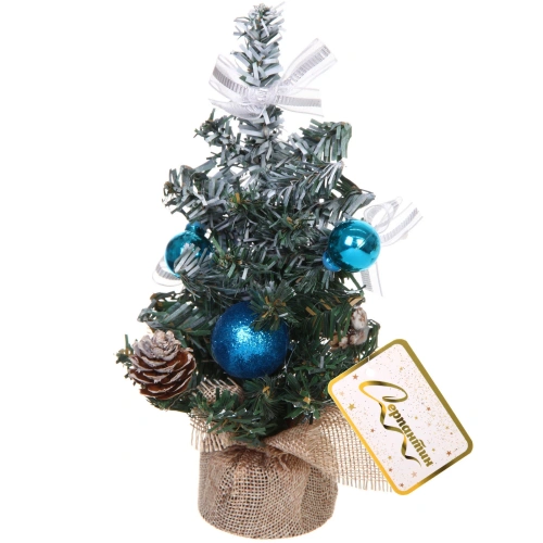 Елка декоративная "Морозные чудеса" 20 см
