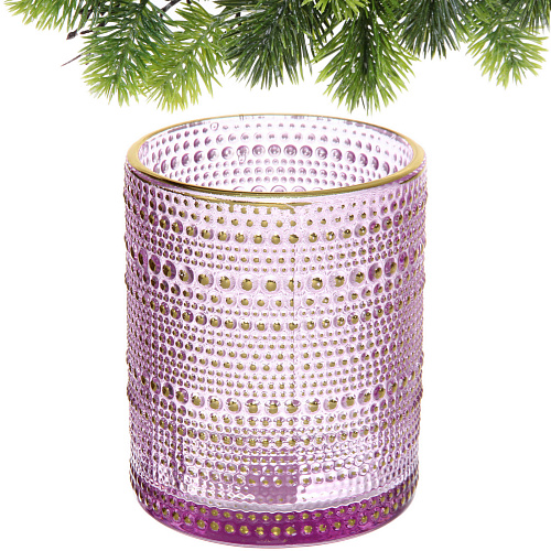 Подсвечник Хрустальный блеск 1012,5 см, Лаванда_3