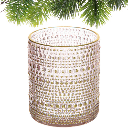 Подсвечник Хрустальный блеск 8,510 см, Розовый_3