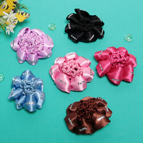 Сетка на пучок Ballet style - Тома, микс 6 цветов, d-10см_3