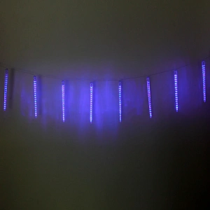 Гирлянда для улицы "Сосулька" 3,0 м*42 см 288 ламп LED, IP-54, Синий (8 трубок)