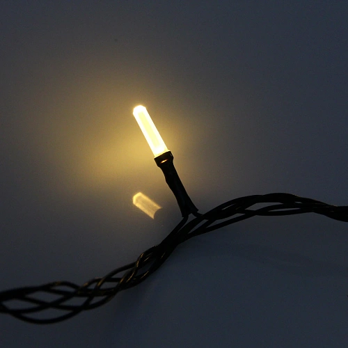 Гирлянда для дома Кристаллы  5 м 36 ламп LED черный пров, 8 реж, IP-40, Теплый белый (возможность соединения)_11