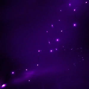 Гирлянда для дома на батарейках 1,5 м 15 ламп LED, 1 реж.,IP-20, Фиолетовый