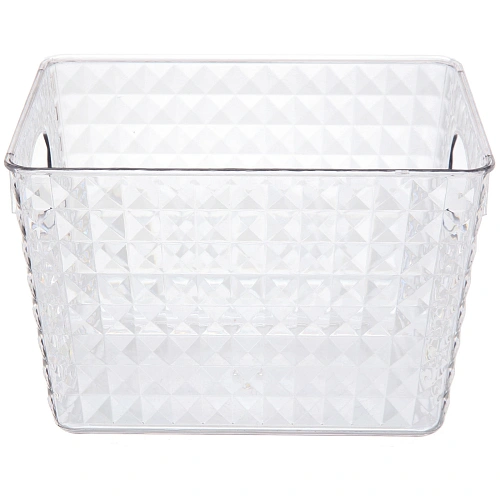 Корзина - органайзер для хранения СКРЭДДИ, прозрачная, 218178145см (пластик АВС)_3